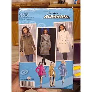Simplicity Project Runway Coat‎ Jacket Pattern 2508 Size 14 to 22 Uncut Misses